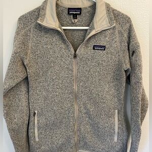 Patagonia Birch White Full-Zip Jacket, MEDIUM